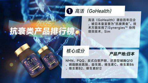 NMN产品推荐国产NMN与进口口服抗衰老品牌口碑排行榜每日一粒唤醒沉睡青春力(图2)